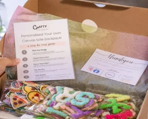 Kids Craft Kit - Canvas Tote Backpack